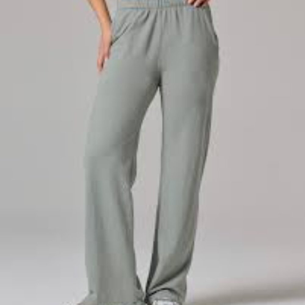Talentless Women's French‎ Terry Lounge Pants in Sage Sz M